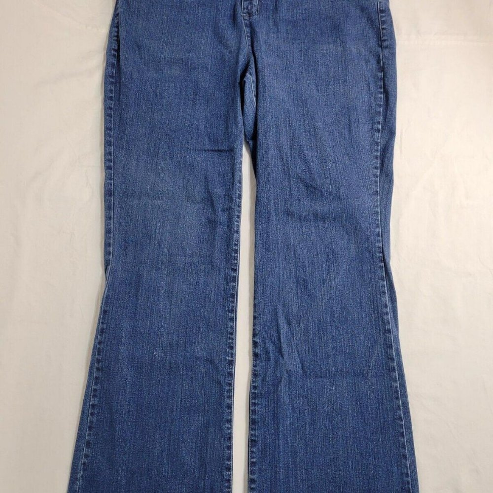 Smith's Dungarees Stretch Boot-Cut Denim Blue Jeans - Women's Size 18